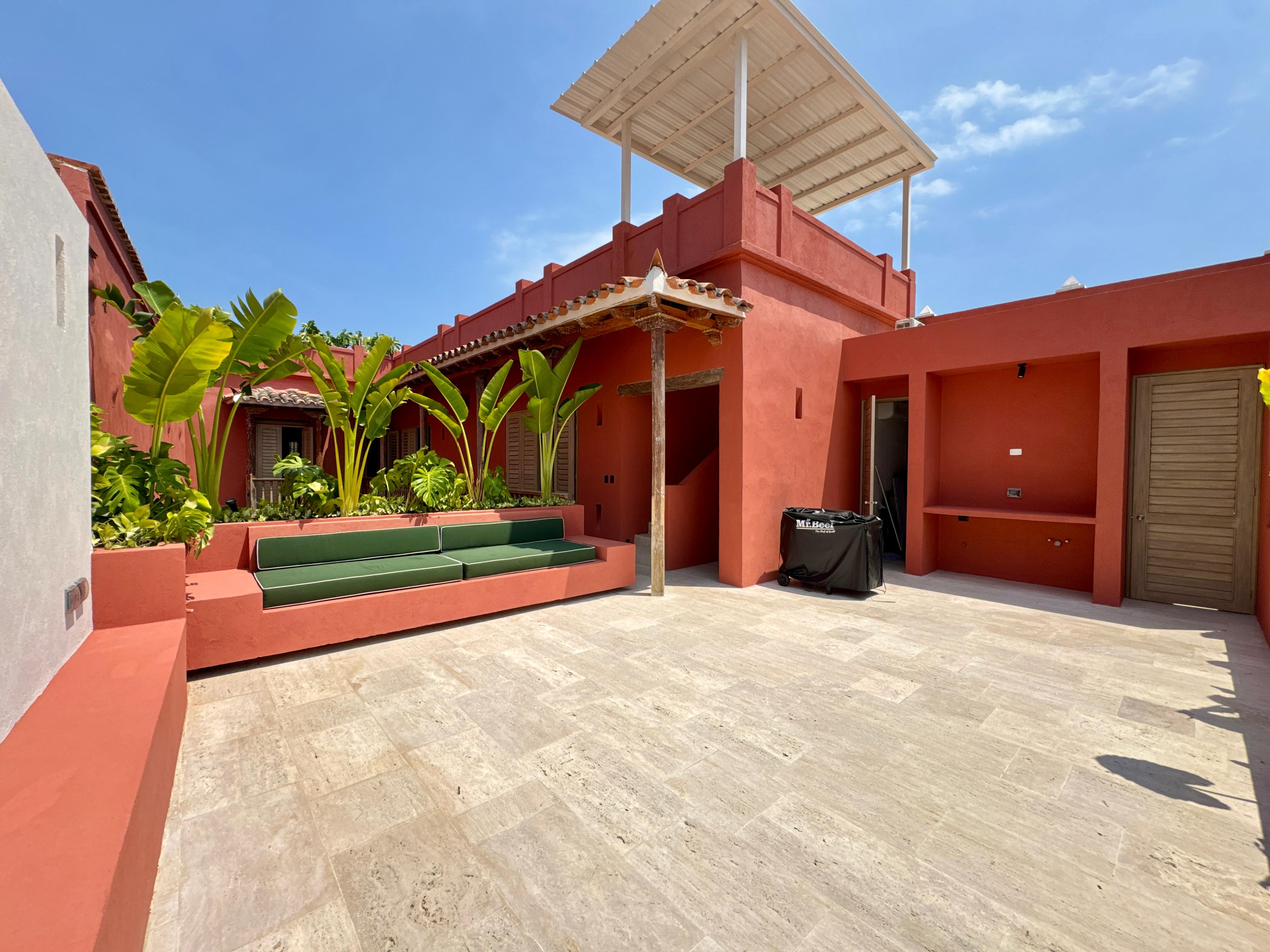 Casa KAI bedroom with ensuite bathroom